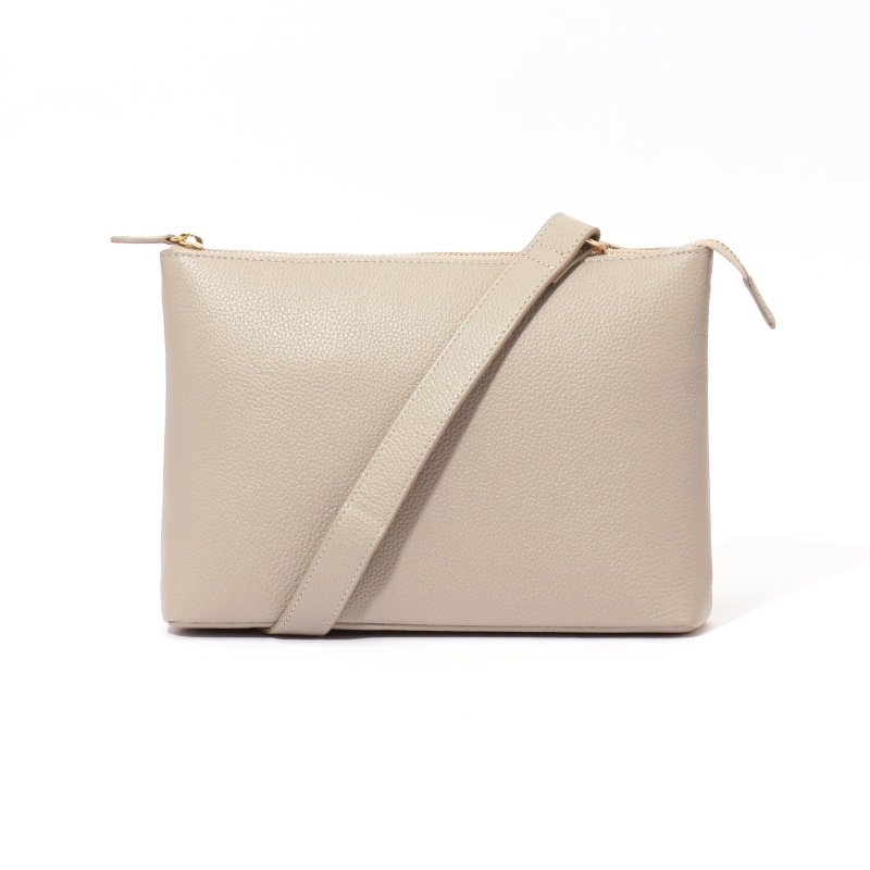 【NOROM Leather】 ショルダーバッグ S HDL-L1 ライトグレー 5464200239