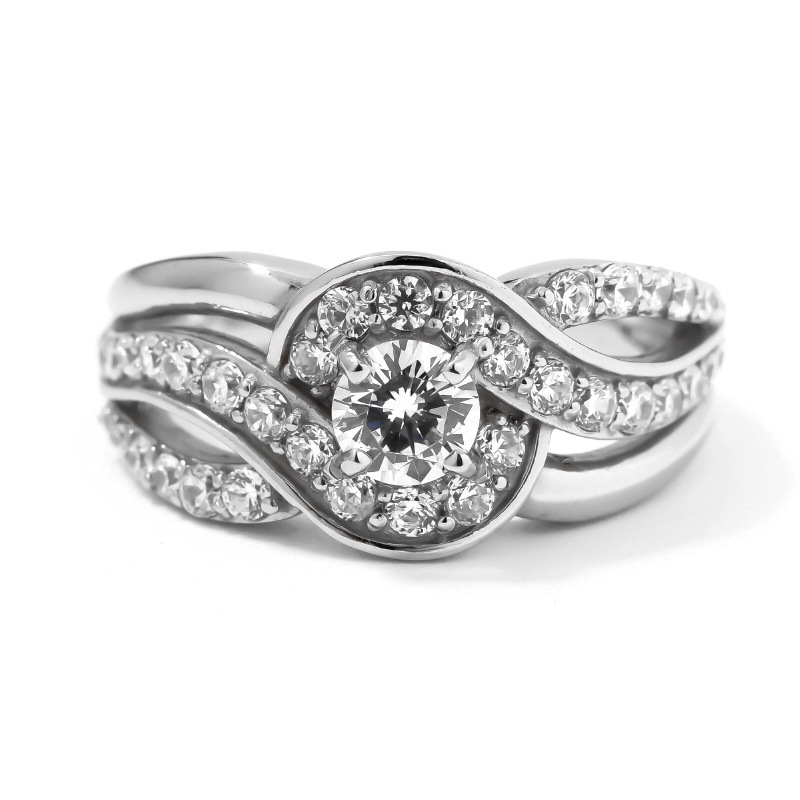 【STAINLESS JEWELRY】 リング SUS316L CZ #13 1185900019