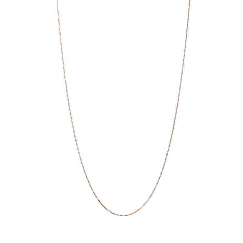 【Gold Jewelry】 デザインチェーン ネックレス ベネチアンチェーン K18PG ピンクゴールド φ0.7 45cm 1131100228