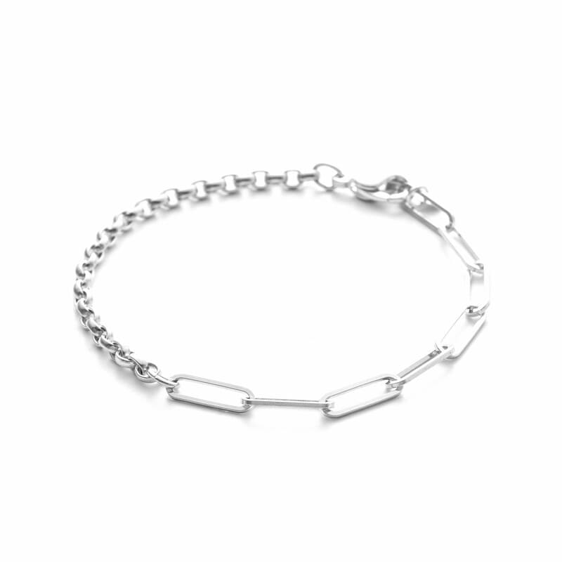 【h&d Jewelry】 ブレスレット COOL SV925 シルバー レオンチェーン 18cm 5175600099