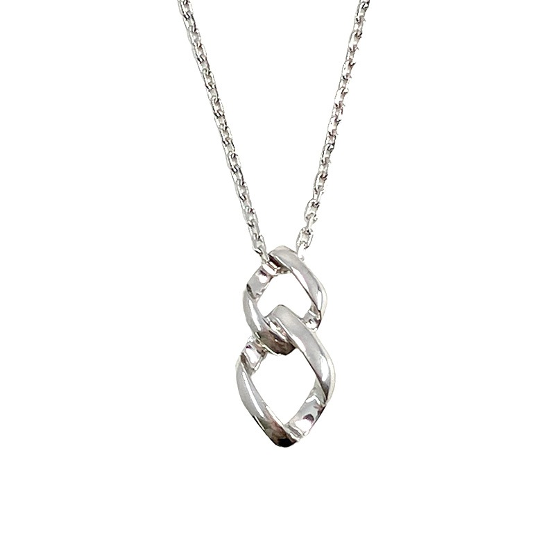 【HD Jewelry】 Link Loop ネックレス MENs SV925 シルバー 50cm 5175600190