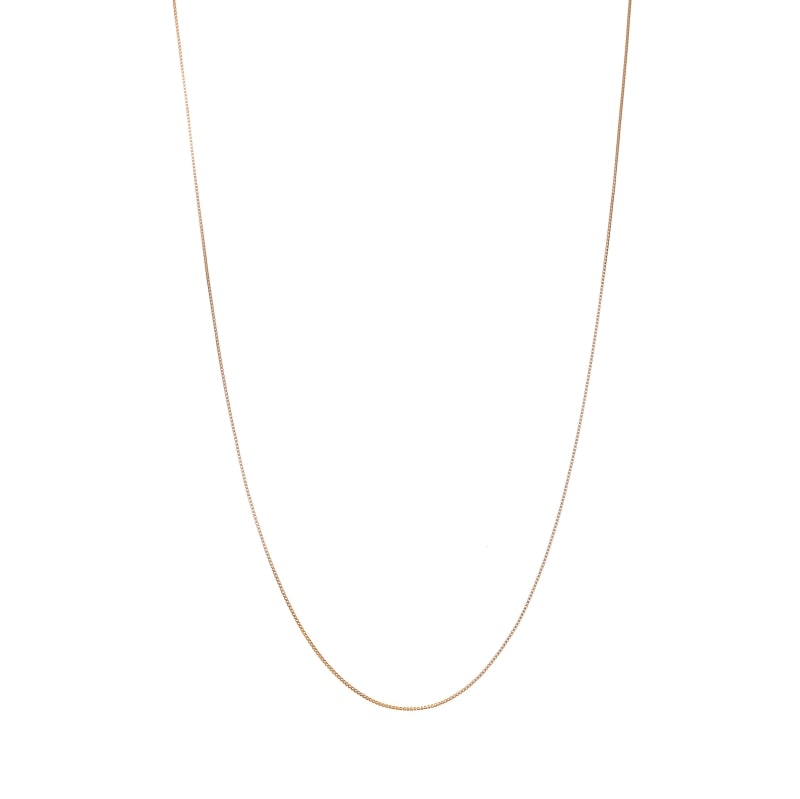 【Gold Jewelry】 デザインチェーン ネックレス ベネチアンチェーン K18YG イエローゴールド φ0.6 40cm 1131100287