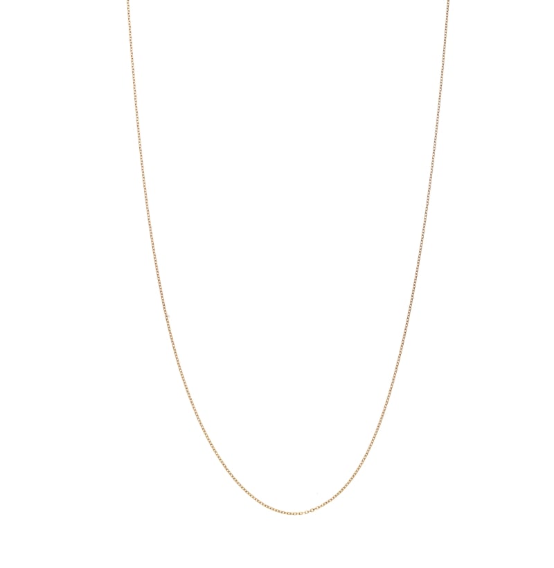 【Gold Jewelry】 デザインチェーン ネックレス アズキチェーン K10YG イエローゴールド φ0.28 45cm フリーアジャスター 1131100297