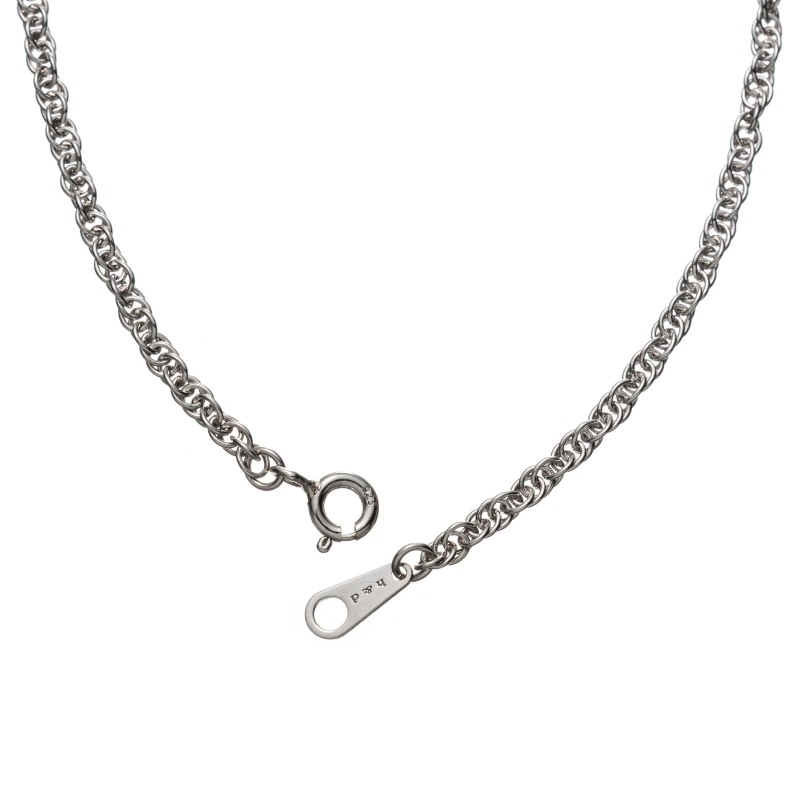 h&d Jewelry】 ネックレス COOL SV925 シルバー ロープチェーン 46cm