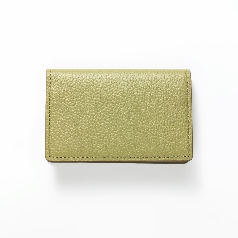 【NOROM Leather】 名刺入れ カードケース HDL-9 ピスタチオ 5564200846
