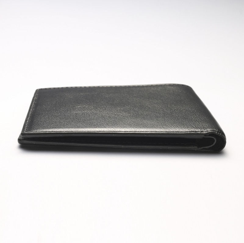 【H&D Leather】 二つ折財布 HDB-301 ブラック 5564200693
