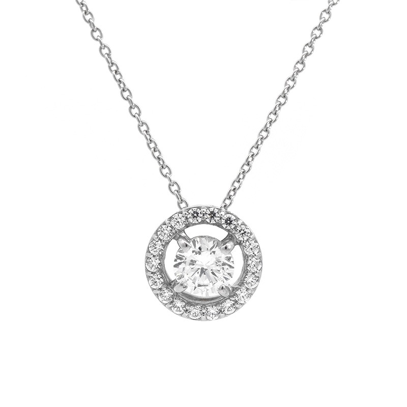 STAINLESS JEWELRY】 ネックレス SUS316L CZ 45cm 1185900031