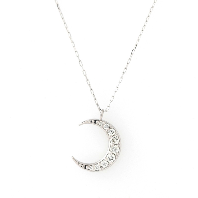 PT プラチナ ダイヤモンド 0.1ct ネックレス 40cm 1176300021 