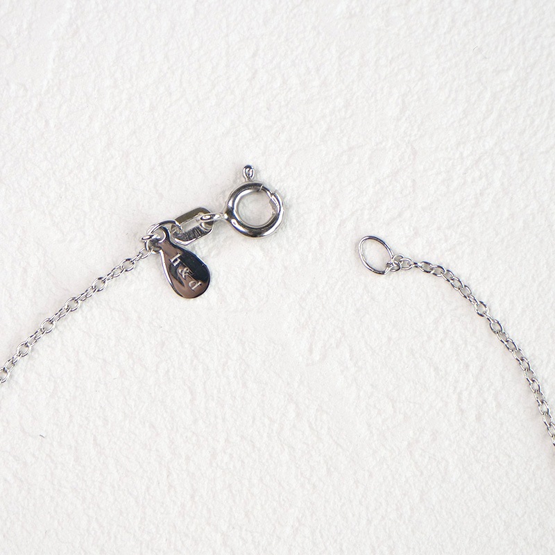 【h&d Jewelry】 ネックレス SWEET SV925 シルバー 天然石 ガーネット 40.5cm 5175600472