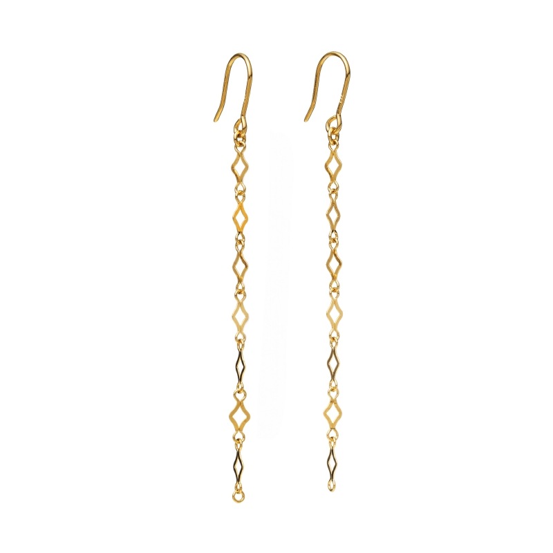 【h&d Jewelry】 ピアス COOL SV925 イエローゴールド 5175600626