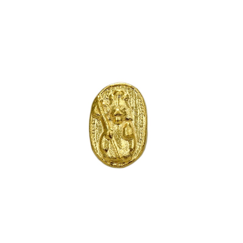 【純金 K24 GOLD】 K24 純金 お守り 小判 七福神 毘沙門天 S 1181000065