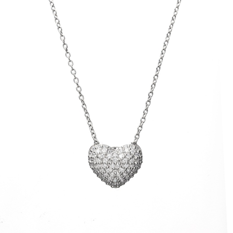 【h&d Jewelry】 ネックレス SWEET SV925 シルバー CZ 46cm 5175600511