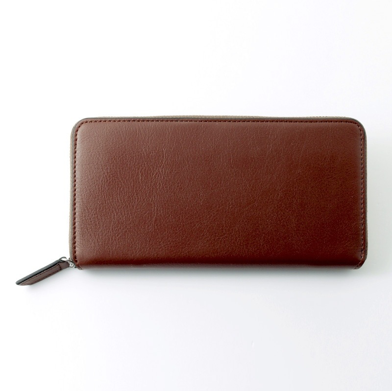 【H&D Leather】 ラウンドジップ 長財布 HDB-11 ブラウン 5564200184