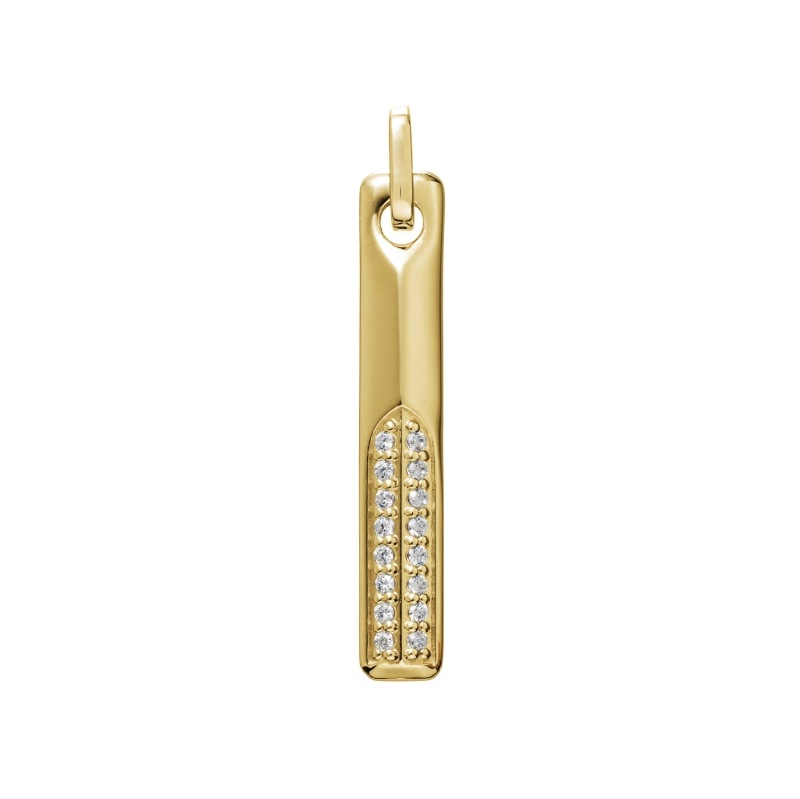 【HD Jewelry】 ペンダントトップ SV925 イエローゴールド CZ 5181700095