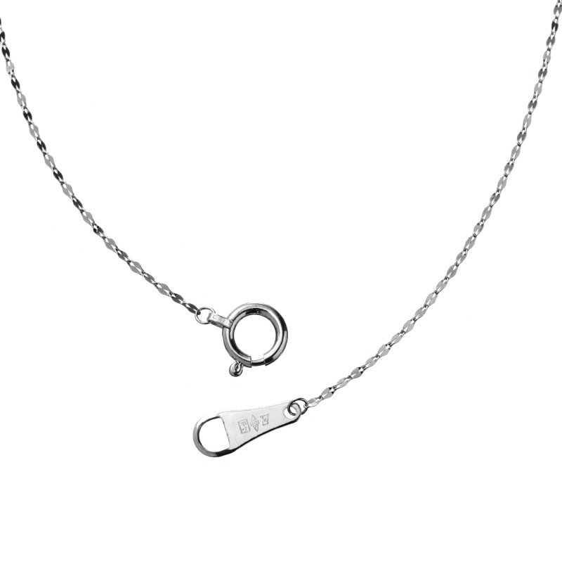 Gold Jewelry】 デザインチェーン ネックレス 2連 ペタルチェーン