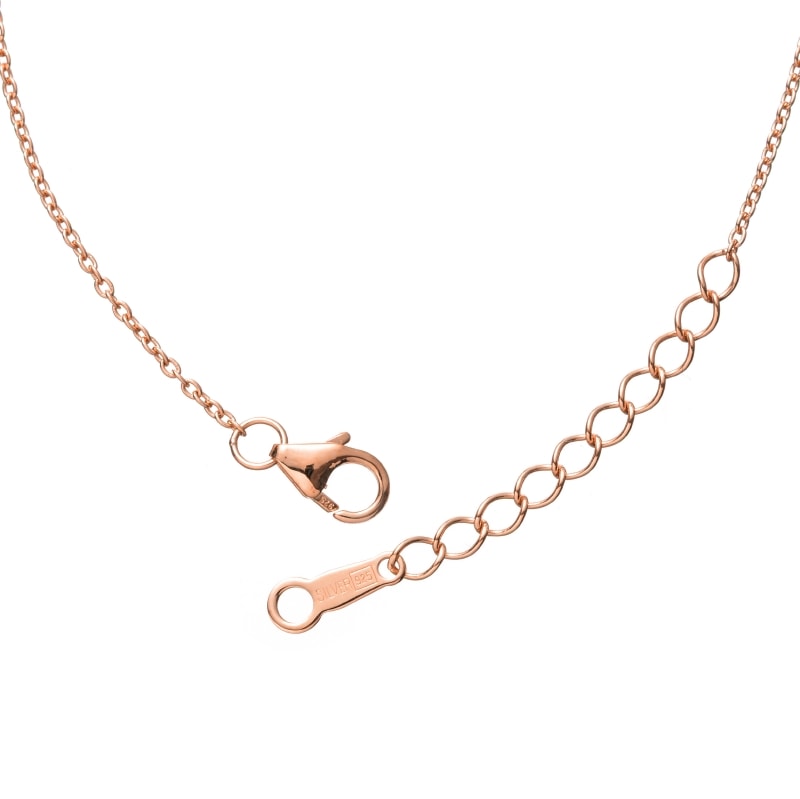 K18ピンクゴールドネックレスと0.50カラットのダイヤモンド H&D K18ピンクゴールドネックレスと0.50カラットのダイヤモンド H&D