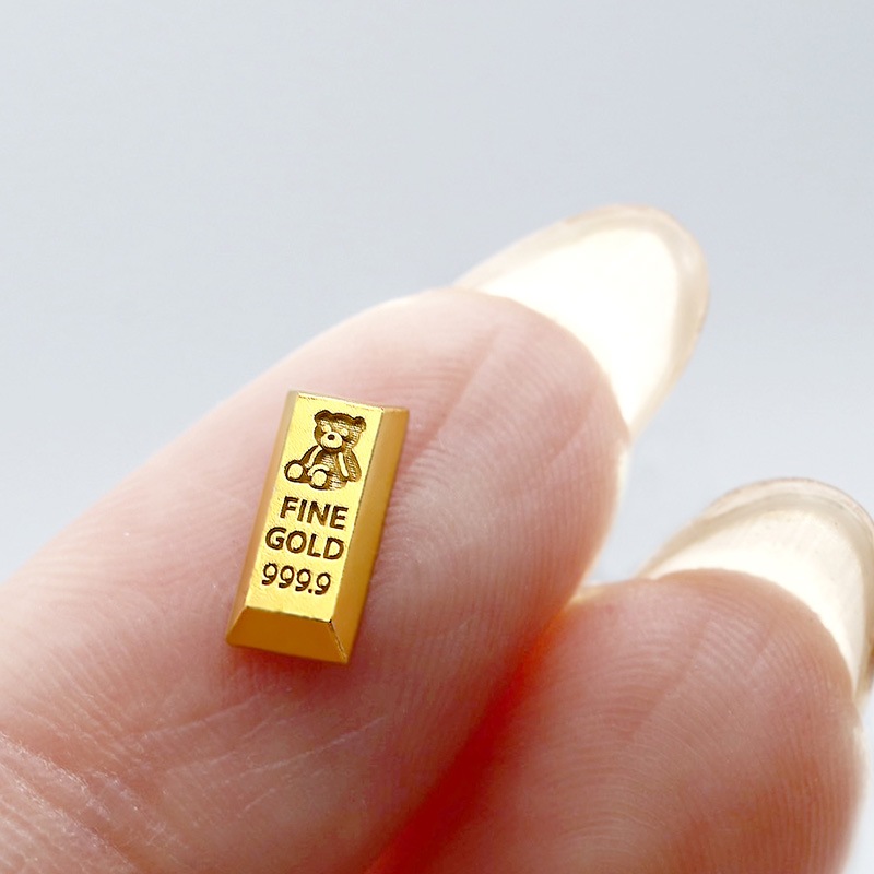 純金 K24 GOLD】 K24 純金 ミニチュア インゴット BABYGOLD 巳年 へび