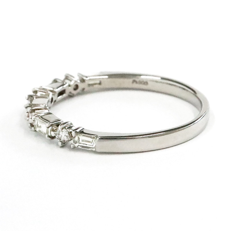 toujours】 PT プラチナ 0.3ct Bucket Cut バゲットカット