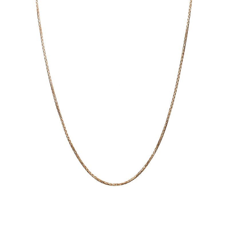 【Gold Jewelry】 プレシャスメタル K18 YG イエローゴールド デザインチェーン ネックレス 50cm 1125520937