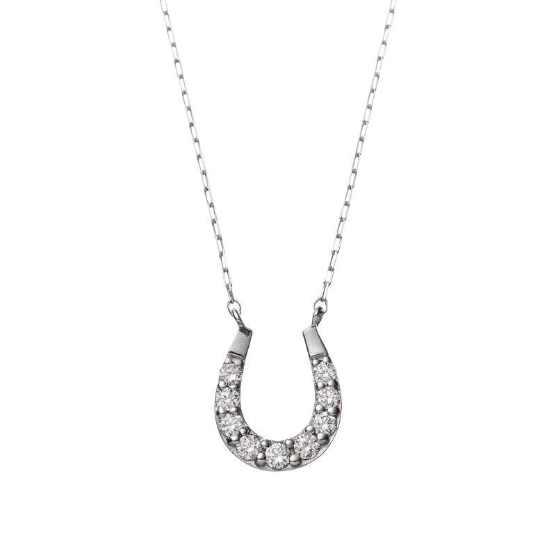 PT プラチナ 0.1ct ダイヤモンド ネックレス 40cm 1176300076