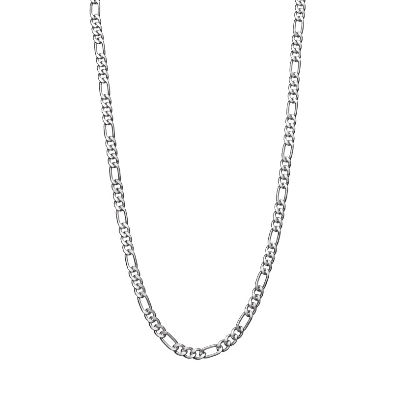 【HD Jewelry】 ネックレス MENs SV925 シルバー フィガロチェーン 50cm 5181700052