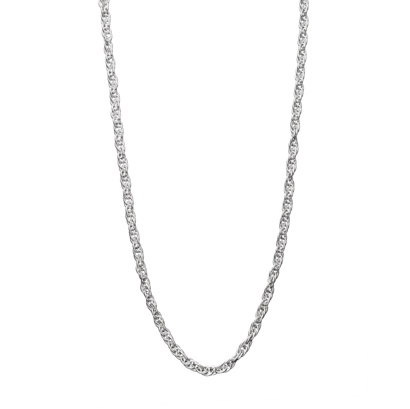 【HD Jewelry】 ネックレス MENs SV925 シルバー ロープチェーン 50cm 5181700055