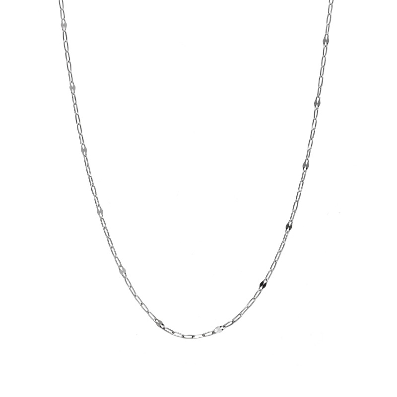 【Gold Jewelry】 デザインチェーン ネックレス ファンタジアチェーン 飛駒 PT プラチナ φ0.2 40cm 1131100320
