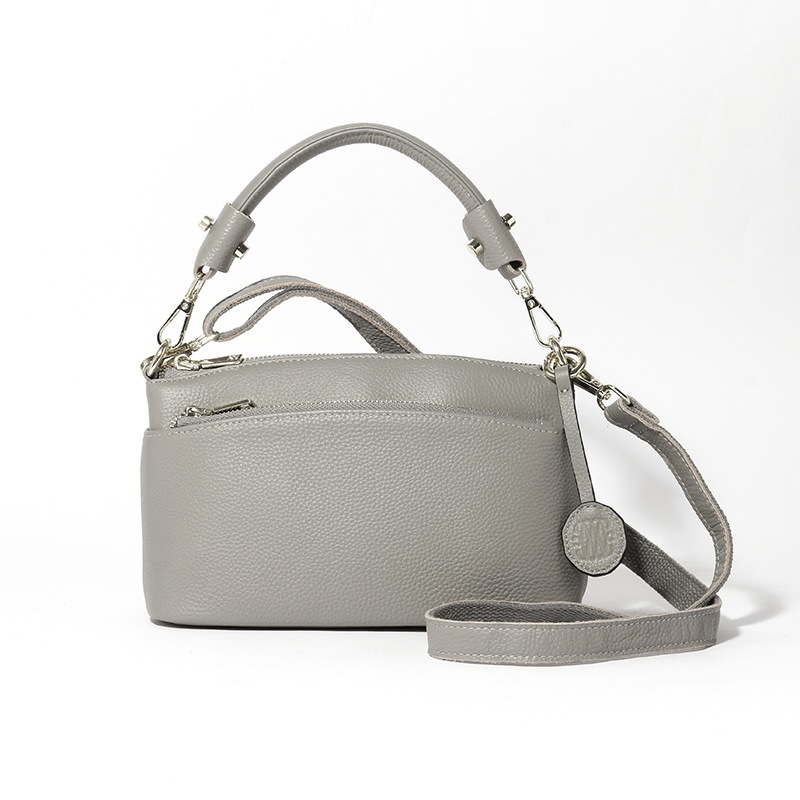 【NOROM Leather】 ワン ショルダーバッグ HDL-80036 グレー 5564200858
