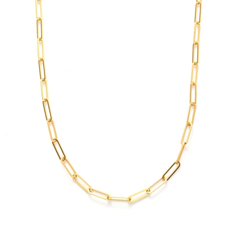【h&d Jewelry】 ネックレス COOL SV925 イエローゴールド レオンチェーン 50cm 5175600630