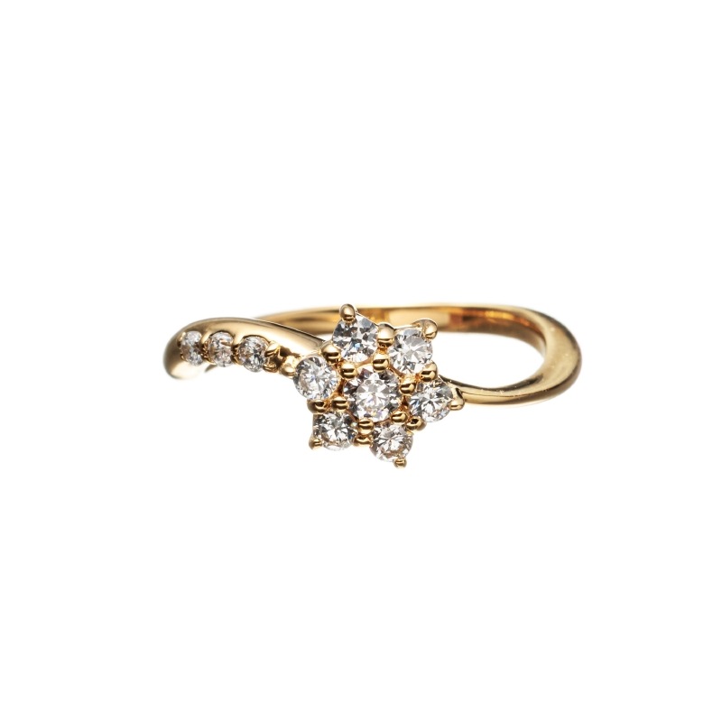 【h&d Jewelry】 リング SWEET SV925 イエローゴールド  CZ 5175600550