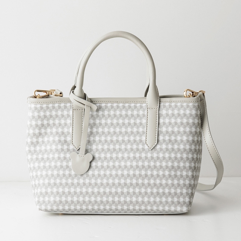 【andy】 アンディ モノグラム ショルダー付き ミニトートバッグ andy_mono_S_1 GY 5473000360