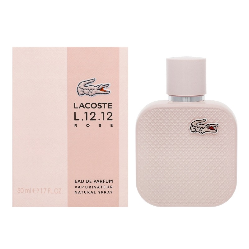 【美品】ラコステ　オリジナル　オードパルファム LACOSTE】 ラコステ L.12.12 ローズ オードパルファム EP/SP 50ml