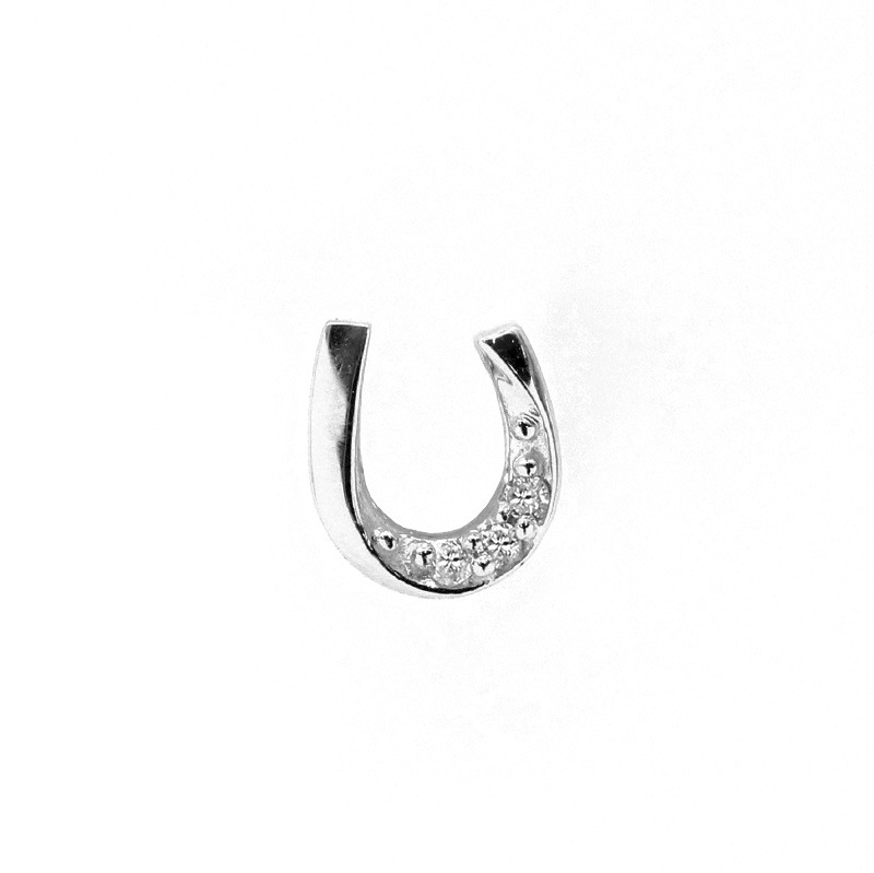 K10 WG ホワイトゴールド 0.01ct ダイヤモンド ペンダントトップ 1182600051