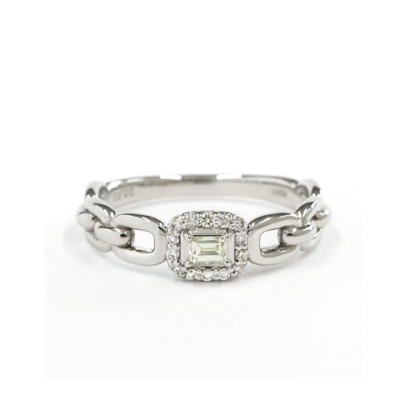 toujours】 PT プラチナ 0.15ct Bucket Cut バゲットカット 