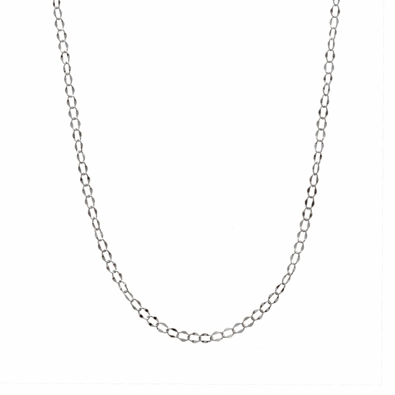 【Gold Jewelry】 デザインチェーン ネックレス シープレスチェーン PT プラチナ φ0.4 45cm 1180900008