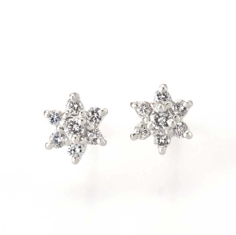 PT プラチナ ダイヤモンド 0.10ct ピアス 1176300013