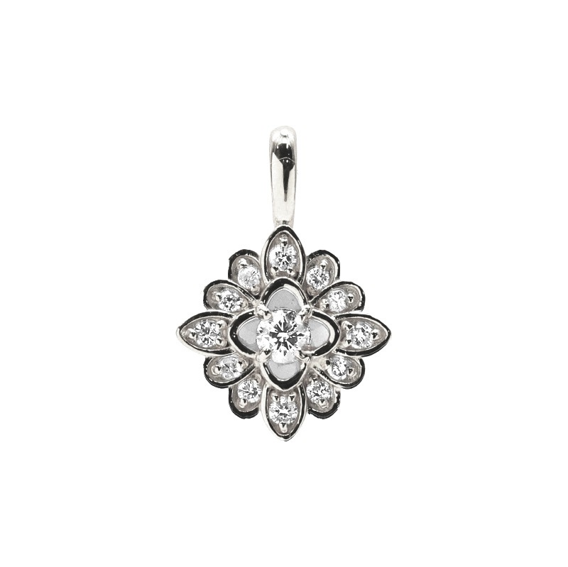 PT900 プラチナ 0.12ct ダイヤモンド ペンダントトップ 1182600057
