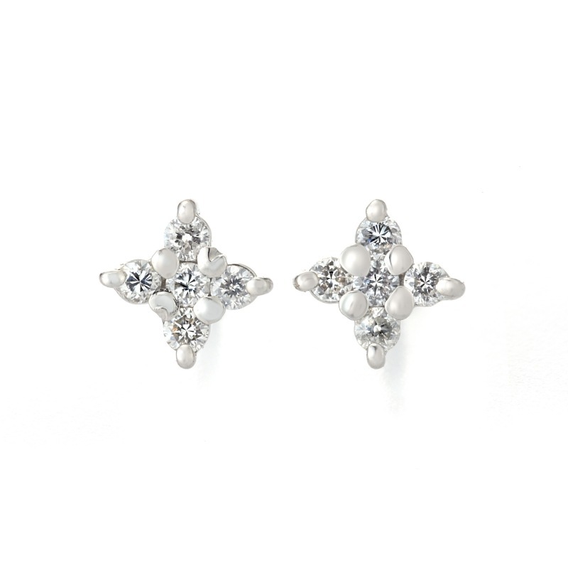 PT プラチナ ダイヤモンド 0.08ct ピアス 1176300015