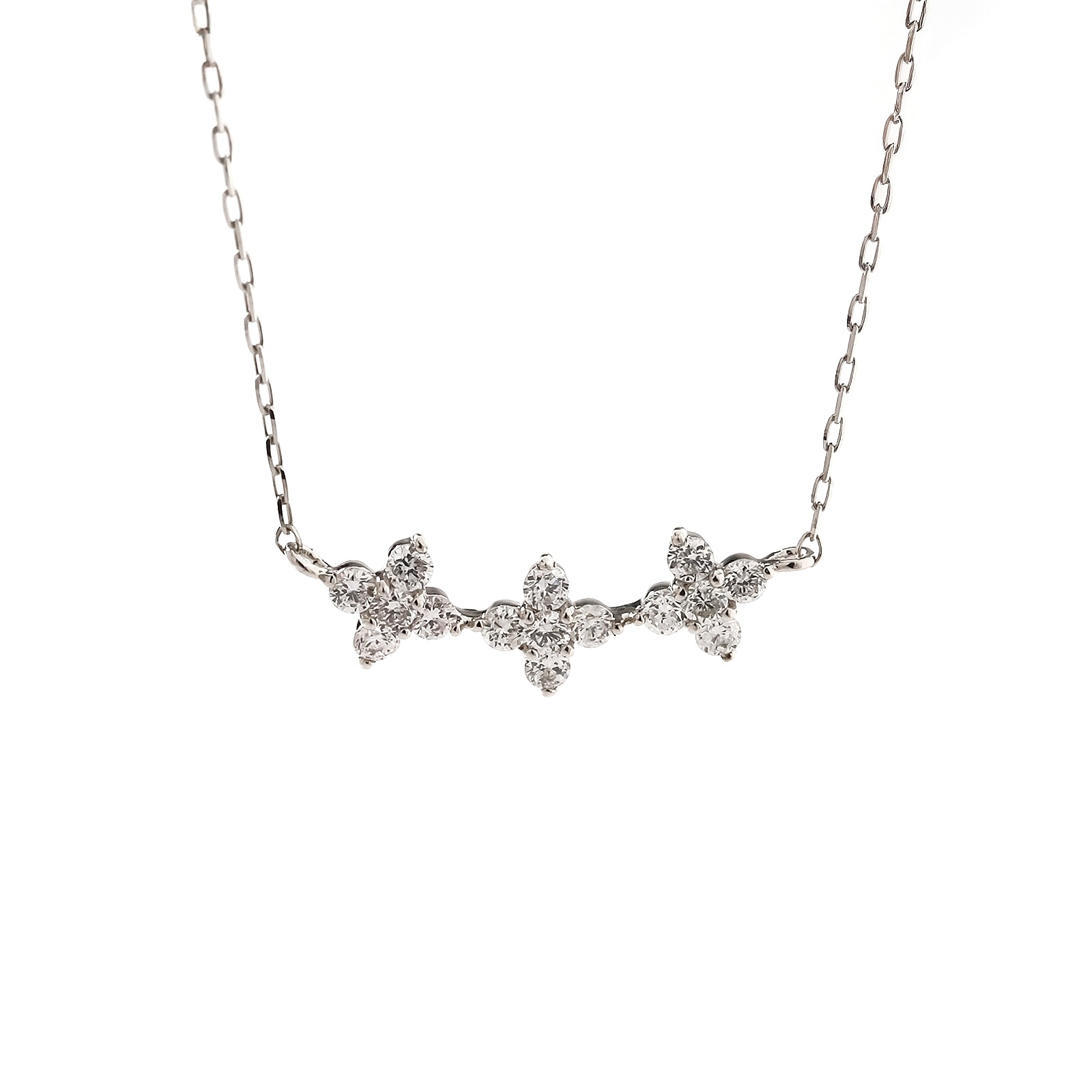 PT プラチナ 0.2ct ダイヤモンド ネックレス Dカラー 1176300075