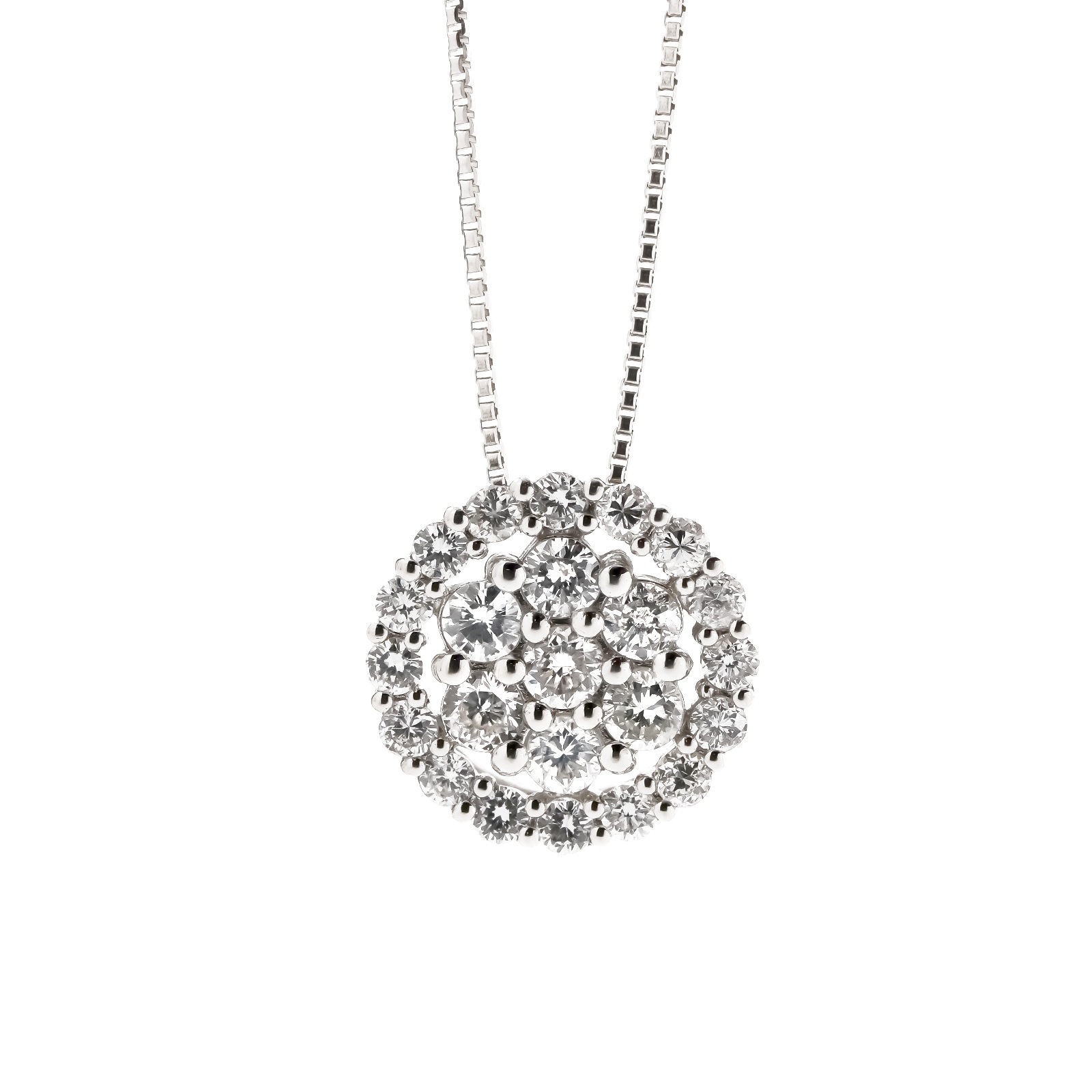 PT プラチナ 0.5ct ダイヤモンド ネックレス Dカラー 1176400031