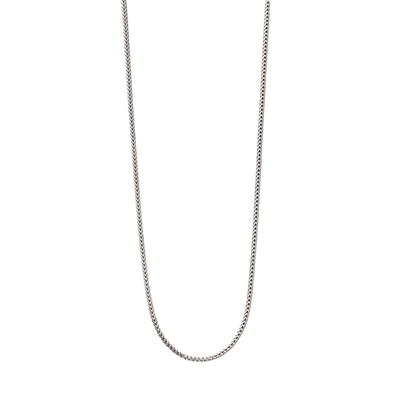 【Gold Jewelry】 デザインチェーン ネックレス ハートキューブチェーン PT プラチナ 850 φ0.28 45cm アジャスター付 1131100314