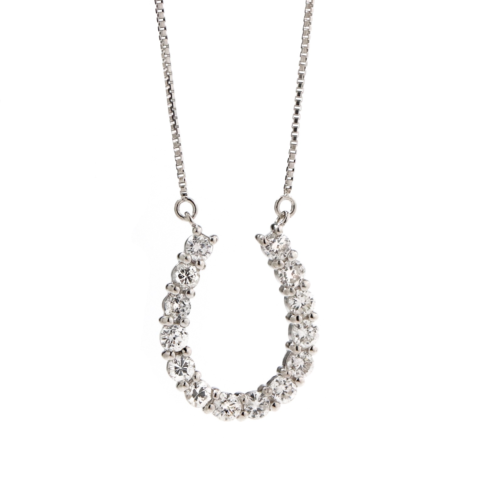 PT プラチナ 0.5ct ダイヤモンド ネックレス Dカラー 1176400032 | D