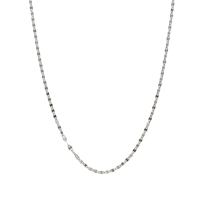 【Gold Jewelry】 デザインチェーン ネックレス ファンタジアチェーン PT プラチナ 850 φ0.25 50cm 1131100310