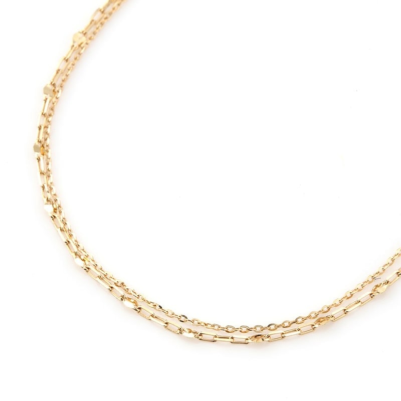 LIEN】 K10 YG イエローゴールド ブレスレット ラディアント アズキ