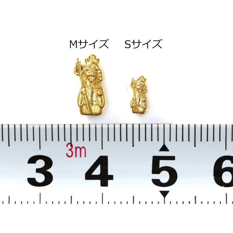 純金 K24 GOLD】 K24 純金 お守り 七福神 毘沙門天 S 1181000003