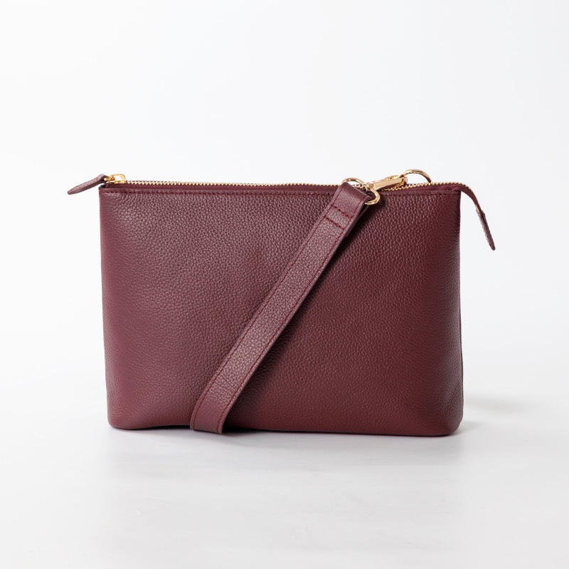 【NOROM Leather】 ショルダーバッグ S HDL-L1 バーガンディ 5464200216