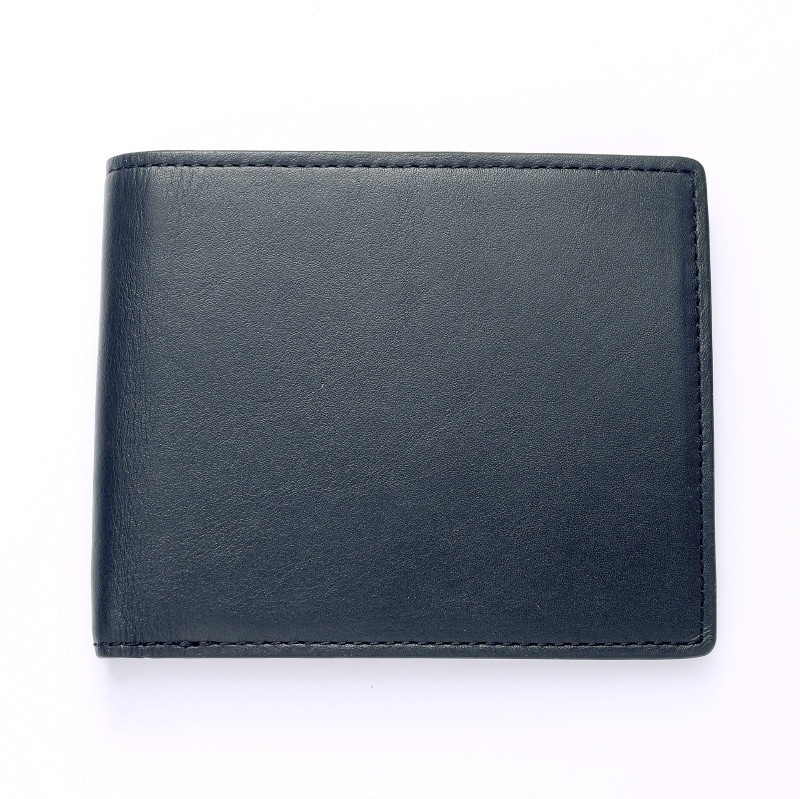 【H&D Leather】 二つ折財布 HDB-301 ダークネイビー 5564200241