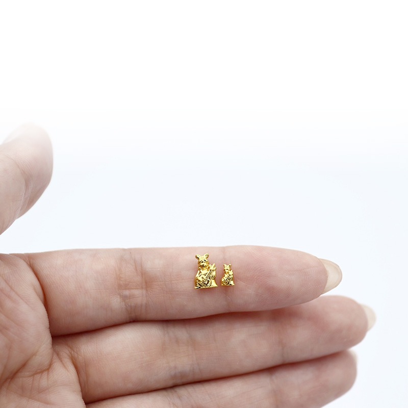 【純金鍍金】寿瓶子 ビジュードットコム 石福金属興業 2.5g 純金 インゴット 24金