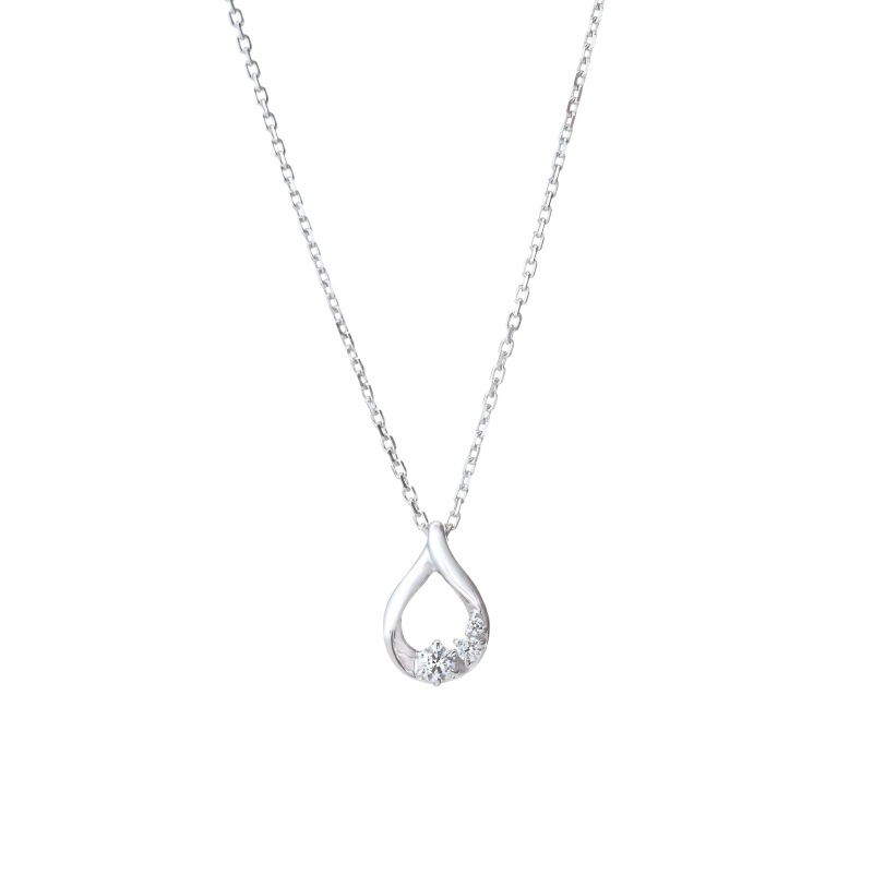 【h&d Jewelry】 ネックレス SWEET SV925 シルバー CZ 46cm 5175600404
