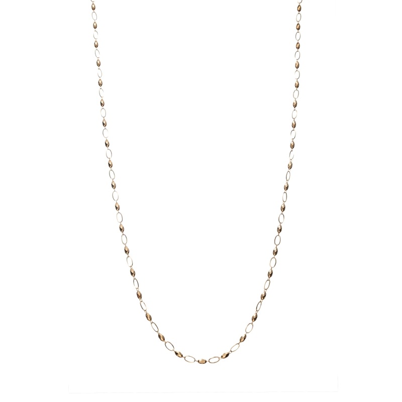 【Gold Jewelry】 デザインチェーン ネックレス K18 YG イエローゴールド 70cm 1180900003